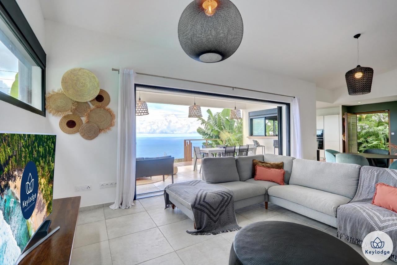 Villa Paloma 4 Etoiles Avec Piscine Et Vue Exceptionnelle Sur L'Ocean A Saint-Leu Exterior foto