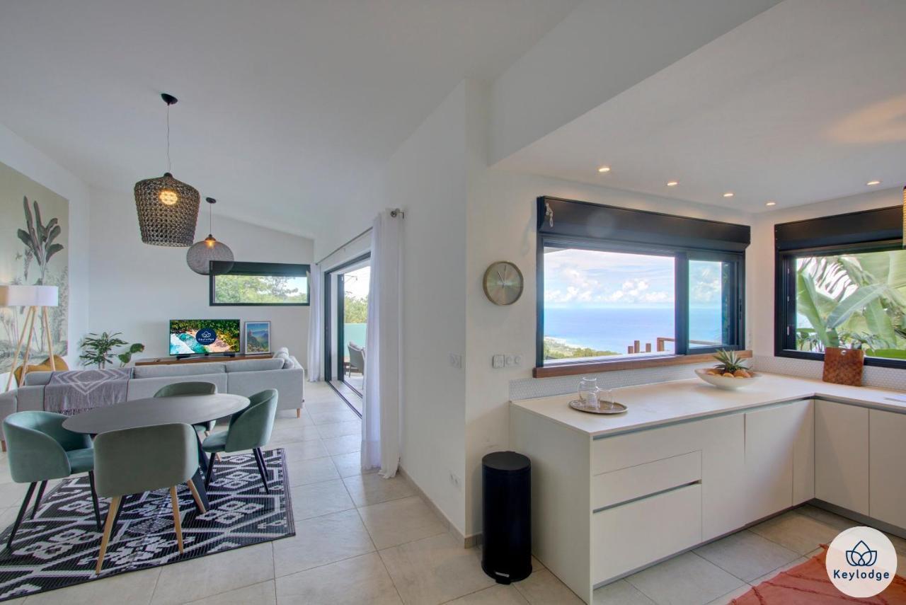 Villa Paloma 4 Etoiles Avec Piscine Et Vue Exceptionnelle Sur L'Ocean A Saint-Leu Exterior foto